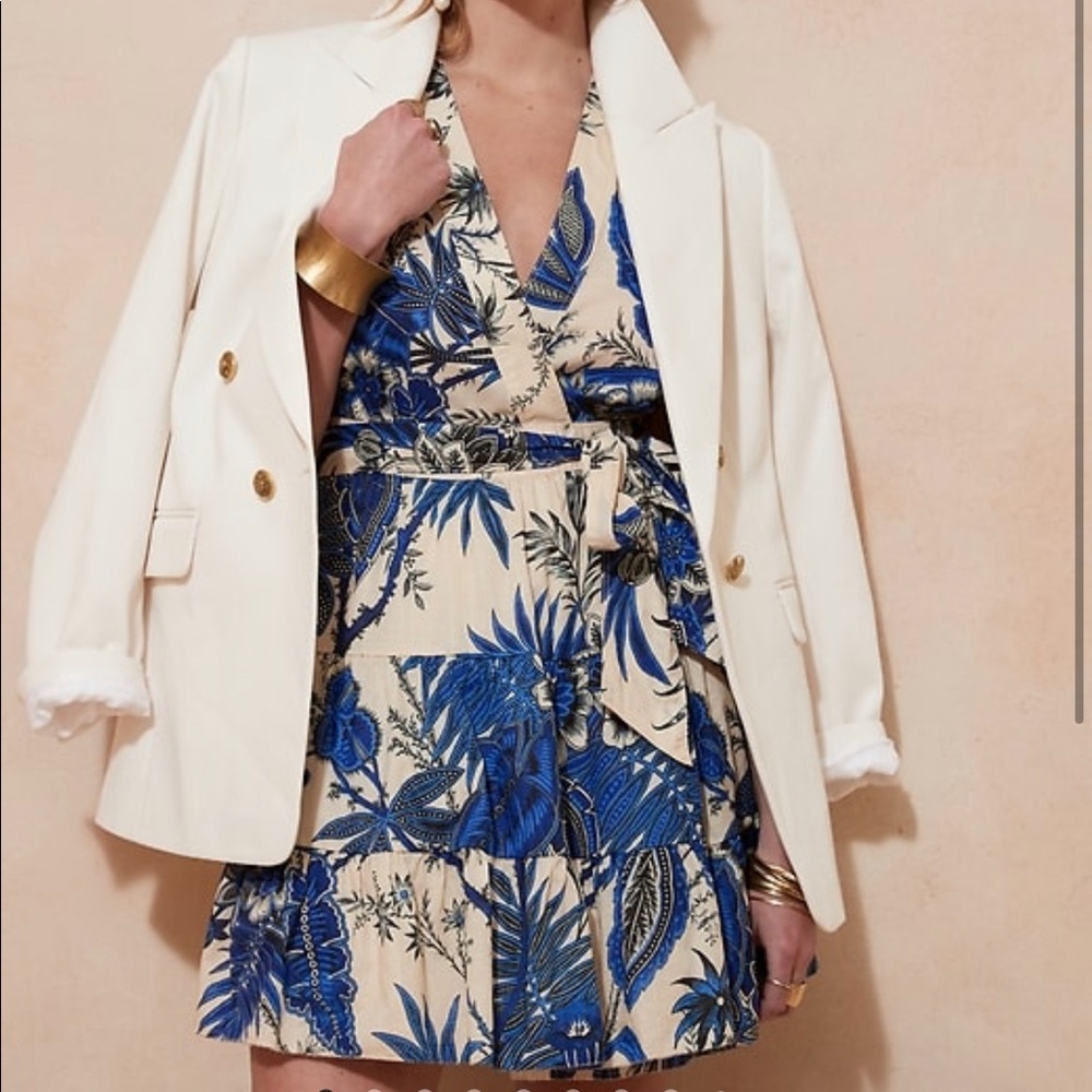 Banana Republic Stampa Mini Dress (petite large)